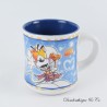 Mausbecher DIDDL blau Keramikbecher "der Prinz" Kronen 9 cm