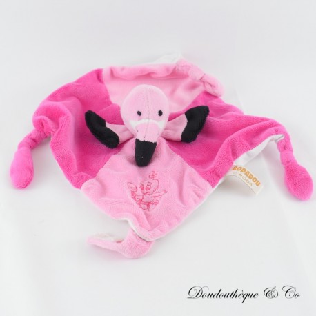 Storch Flachdecke RODADOU RODA Rosa Weiß 3 Knoten 25 cm Storch Flachdecke RODADOU RODA Rosa Weiß 3 Knoten 25 cm