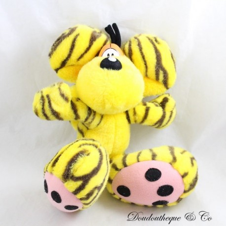 DIDDL Depesche Depesche tabby strisce nere giallo peluche topo 27 cm DIDDL Depesche Depesche tabby strisce nere giallo peluche topo 27 cm
