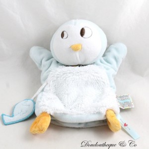 Pinguin Puppe Kuscheltier KALOO Nopnop Himmelblau weiß Wal 23 cm