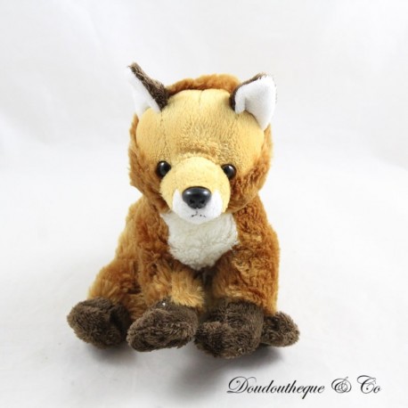 Fuchs Plüsch ohne Marke rot braun weiß weiches langes Haar 18 cm Fuchs Plüsch ohne Marke rot braun weiß weiches langes Haar 18 cm
