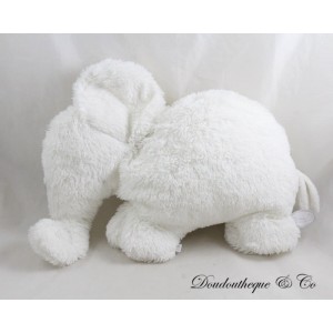 Oscar Elefant Plüsch DIMPEL Weiß Halbflach 40 cm