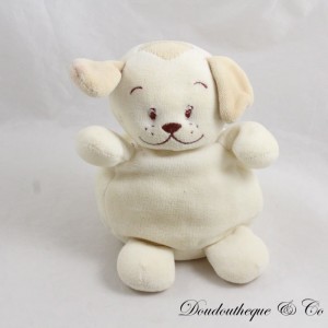 Kleines beige BENGY Hundeplüsch-Sitzen