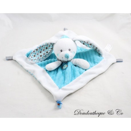 Flaches Kuscheltier Hase SIMBA TOYS türkisblau Polka Dot braun 24 cm Flaches Kuscheltier Hase SIMBA TOYS türkisblau Polka Dot braun 24 cm