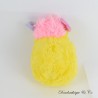 Peluche Popples MATTEL jaune et rose vintage 1986 20 cm