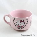 Hello Kitty SANRIO Katze Rosa Schwarz Keramik Becher Schale 16 cm