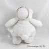 NOUKIE'S Nouky Bär Plüsch Schlüsselanhänger Stern Pudergrau Weiß 12 cm