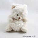 BUKOWSKI Ziggy Cat Plüsch verkleidet als cremeweiße Katze 14 cm