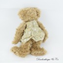 Teddybär LOUISE MANSEN langhaariges Blumenkleid 26 cm
