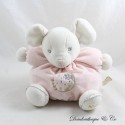 KALOO Maus Kuscheltier Bead Patapouf pink weiß Stickerei 25 cm