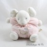 KALOO Maus Kuscheltier Bead Patapouf pink weiß Stickerei 25 cm