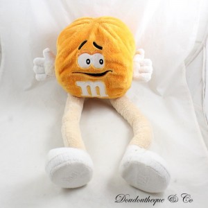 Offizieller M&M'S WORLD Schokoladenplüsch Orange mit verschiebbaren Armen und Beinen 37 cm