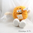 Offizieller M&M'S WORLD Schokoladenplüsch Orange mit verschiebbaren Armen und Beinen 37 cm