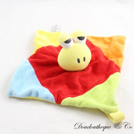 Frosch Flache Decke GESTREIFT STRICK Schnullerclip Frosch Flache Decke GESTREIFT STRICK Schnullerclip