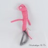 DPAM rosa und grau glockenförmiges Pferdekuscheltier Du Pareil au Même 40 cm