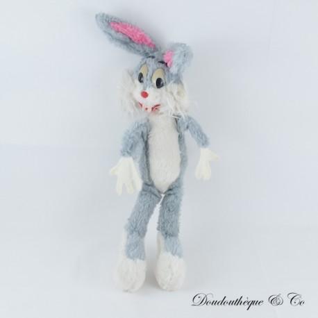 Vintage 1980er Jahre Bugs Bunny Plüsch GAYLU LOONEY TUNES Grauer Hase 50 cm