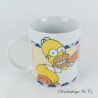 Homer and Bart Becher SIMPSONS Sofa Becher Weiß 10 cm