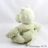 Nilpferd Plüsch TRUDI Bussi grüne Dinosaurier Halskette Holz Herz 18 cm