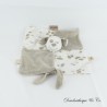 Flaches Kuscheltier Max Hund NATTOU Max, Noa & Tom beige weiß 27 cm