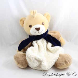 Plüsch Teddybär Pyjama Cubs Beige Schal Blau