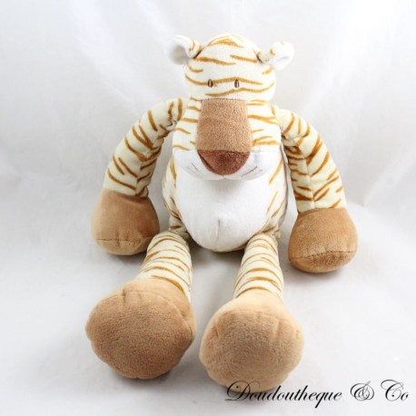 Tiger Plüschtier NICOTOY beige braun gestreift 40 cm