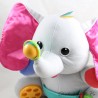 Vintage PLAYSKOOL Grau Rosa Grün Tasche Elefant Sensorischer Plüsch 30 cm