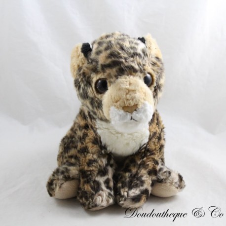 Leopardenplüsch SOFT FRIENDS beige braune Flecken Leopardenplüsch SOFT FRIENDS beige braune Flecken
