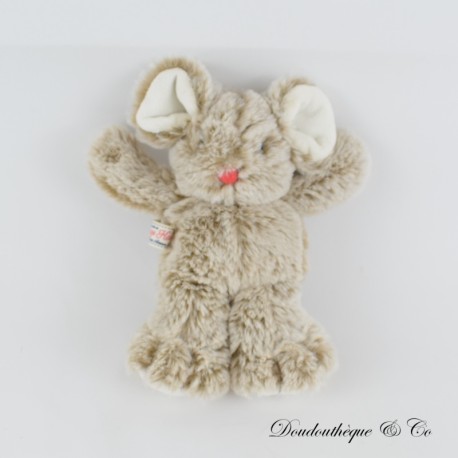 Maus Plüsch KALOO Ich bin ein Rot Kaloo grau melierte rote Nase 20 cm