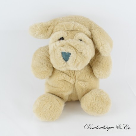 Vintage beige Bulldogge Teddybär Plüsch 22 cm Vintage beige Bulldogge Teddybär Plüsch 22 cm