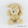 Vintage beige Bulldogge Teddybär Plüsch 22 cm