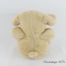 Vintage beige Bulldogge Teddybär Plüsch 22 cm