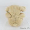 Vintage beige Bulldogge Teddybär Plüsch 22 cm