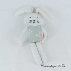 HEMA Kaninchen Plüsch mit langen Armen und Beinen grau und weiß 28 cm