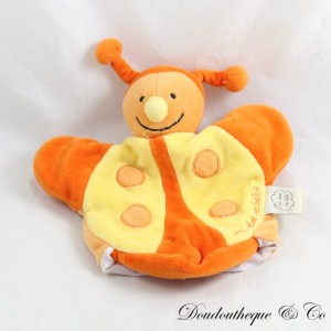 Marienkäfer Marienpuppe Kuscheltier A BABY'S DREAM orange