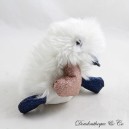 Entenplüsch DOUDOU ET COMPAGNIE Le Coin Münze weiß blau rosa Herz Ich liebe dich 18 cm