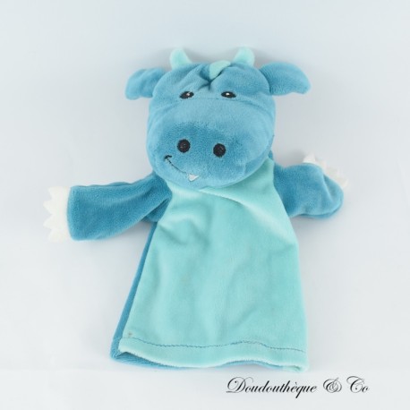 HEMA blaue Drachenpuppe Kuscheltier 22 cm