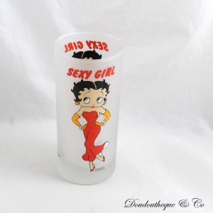 Glasplatte Betty Boop AVENUE OF THE STARS Sexy Mädchen weiß blickdicht 14 cm