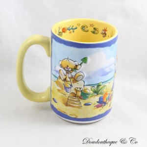 Diddlina Pimboli Pimboli und Mimihopps 3D Keramikbecher 10 cm geprägte Maus Tasse