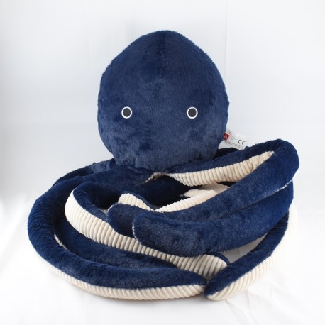 Oktopus oder Oktopus Plüsch GIFI Blau und Beige Meerestiere 120cm Oktopus oder Oktopus Plüsch GIFI Blau und Beige Meerestiere 120cm