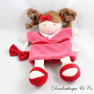 Kuscheltier Puppenpuppe DOUDOU ET COMPAGNIE Les Demoiselles Framboise