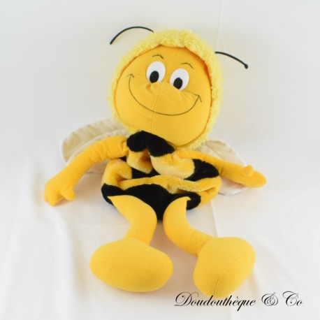 Peluche Range Pyjama Maya l'abeille FASHY jaune noir assis 24 cm Peluche Range Pyjama Maya l'abeille FASHY jaune noir assis 24 cm