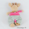 BUKOWSKI Mamma beige rosa grün Giraffe Plüschtier 30 cm