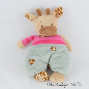 BUKOWSKI Mamma beige rosa grün Giraffe Plüschtier 30 cm