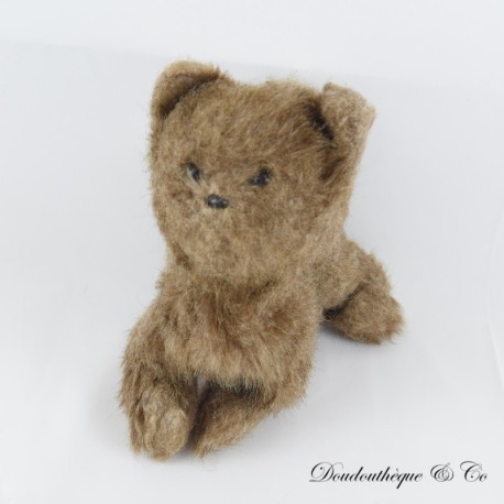 copy of Vintage BOULGOM weißer und rosa Pouet Katzenplüsch 20 cm