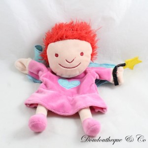 HEMA rosa blaues Herz Fee Puppendecke