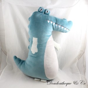 Blauer Krokodil-Plüsch blauer Squishmallow-Stil