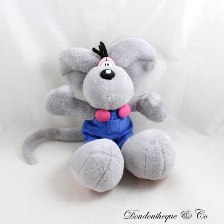 Mouse plush DIDDL Depesche grey mouse overalls 27 cm Mouse plush DIDDL Depesche grey mouse overalls 27 cm