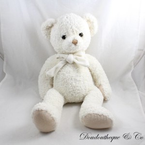 Beige ENESCO Bär Plüsch Schleifenausschnitt