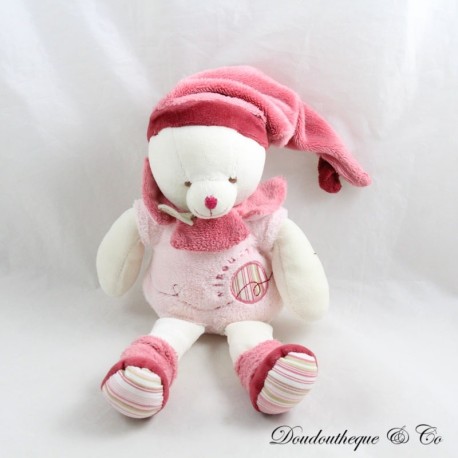 Kuscheltier Minouchette Katze DOUDOU ET COMPAGNIE rosa Mütze Les Z'amigolos 26 cm Kuscheltier Minouchette Katze DOUDOU ET COMPAGNIE rosa Mütze Les Z'amigolos 26 cm