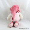 Kuscheltier Minouchette Katze DOUDOU ET COMPAGNIE rosa Mütze Les Z'amigolos 26 cm